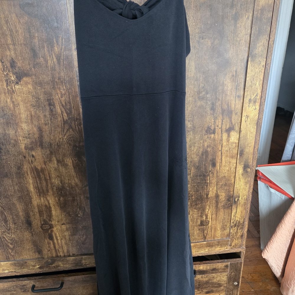Superdry Black Backless Maxi Dress